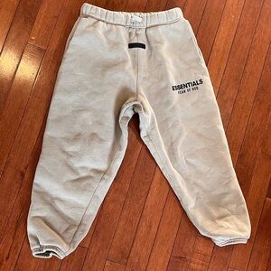 Essentials Kids Size 10 Sand Beige Sweatpants